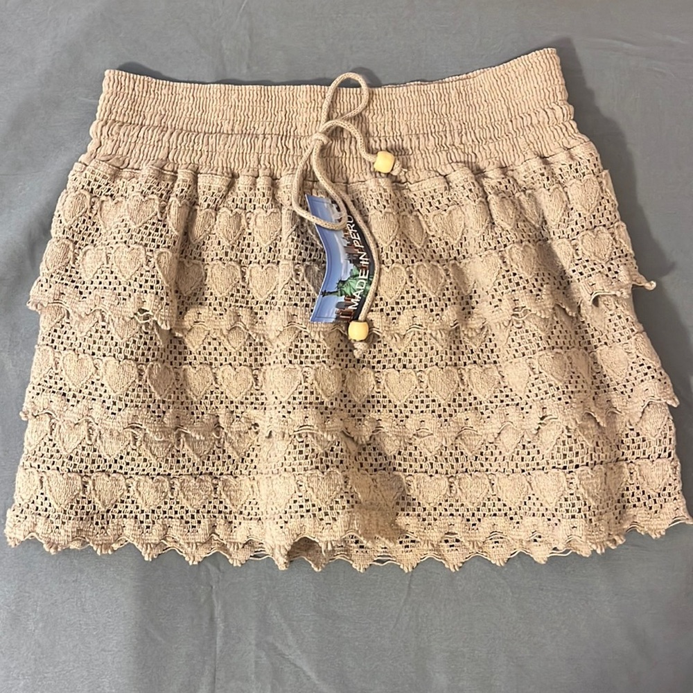 Tan Skort